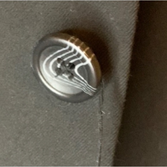 Kenneth Cole Reaction Techni Cole Black Blazer Jacket Size 40R - Picture 15 of 17